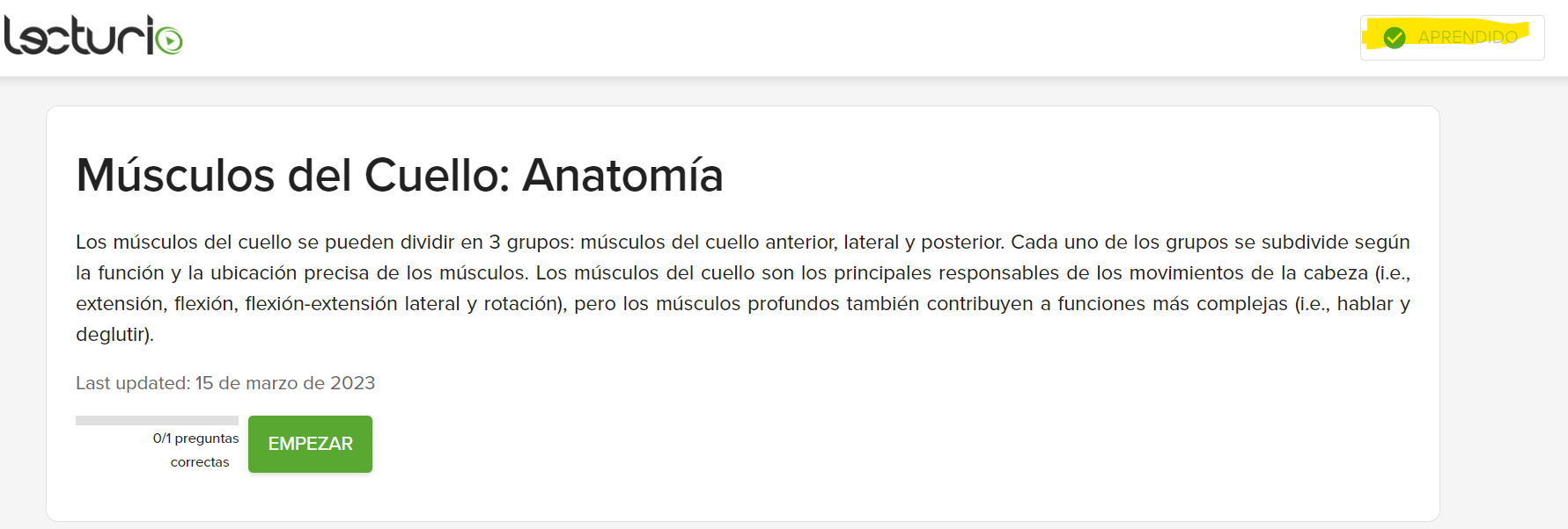 Progresopara las páginas de conceptos